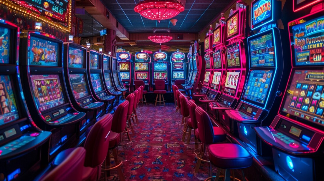 Playing casino slot machines